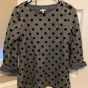 Talbots polka dot sweater